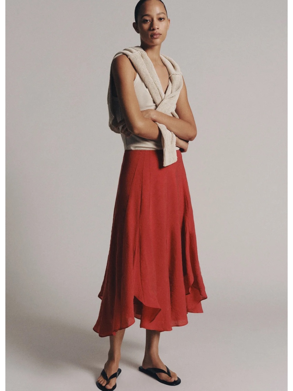ZARA ZW COLLECTION ASYMMETRIC SKIRT